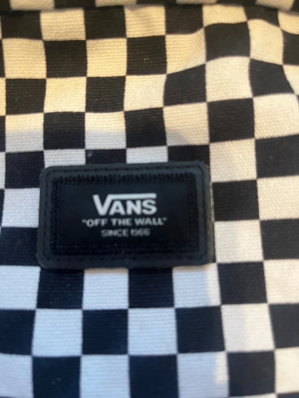 Vans Black & White Checkerboard Backpack